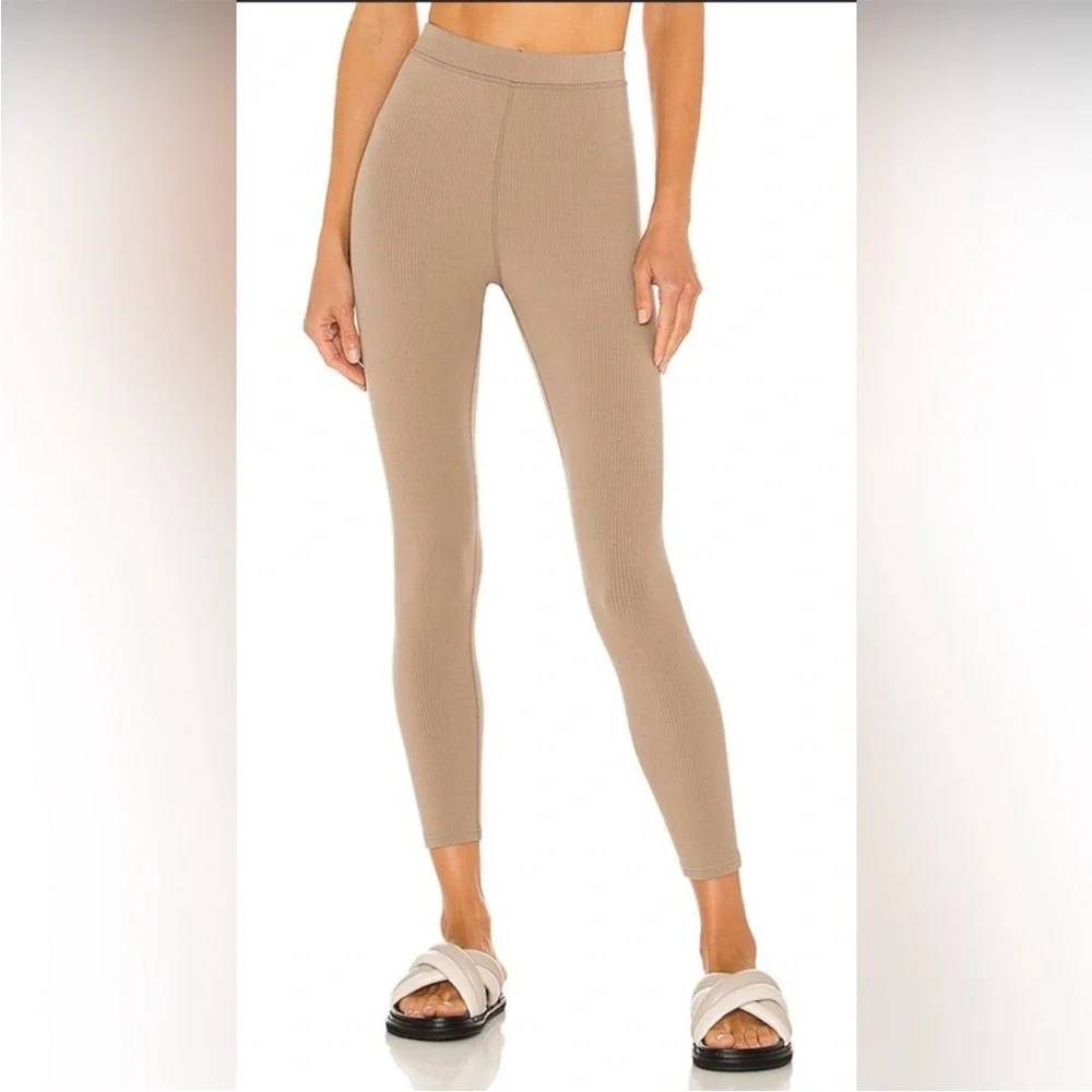 NWOT Alo Yoga RIBBED HIGH-WAIST 7/8 BLISSFUL LEGGING
